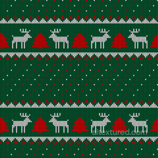 All Christmas Digital paper Texture of Christmas Knit Pattern with Reindeer and Trees seamless All Christmas Digital paper PBR texture