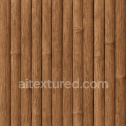 seamless Seamless 3d texture pbr 8k bamboo cladding with bamboo split end bamboo rough surface and bamboo brown tone natural texture texture 8k free download PBR