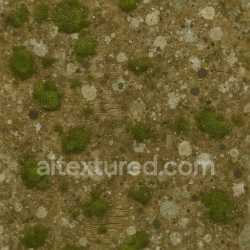 seamless Seamless 3d texture pbr 8k moss patches and lichen spots with decayed wood and fungal growth details texture 8k free download PBR