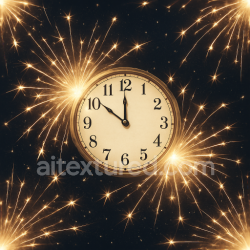 seamless Seamless 3d texture pbr 8k clock face and countdown timer with glowing fireworks sparks for new year texture 8k free download PBR