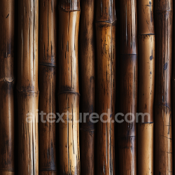 seamless Seamless 3D PBR Texture of Glossy Polished Bamboo Culms with Natural Weathering texture 8k free download PBR