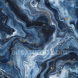 seamless Seamless 3D Blue Marble PBR Texture with Flowing Gold Veins and Polished Finish texture 8k free download PBR