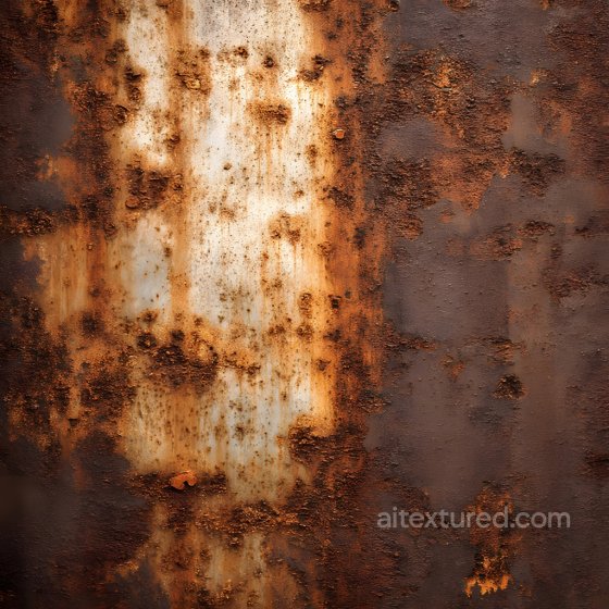 Rusted Metal Texture with Cracked, Pitted Surface in Warm Brown Tones Rust texture preview
