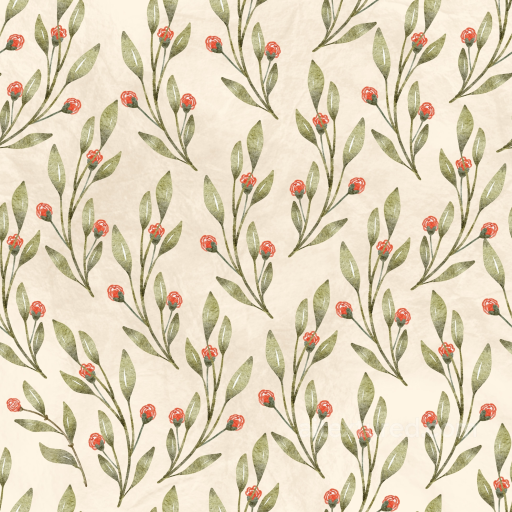Featuring Soft Watercolor Floral Pattern in Earth Tones seamless Flower PBR texture