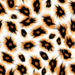 seamless Seamless 3D PBR Leopard Print Fur Texture with Soft Orange and Black Spots texture 8k free download PBR