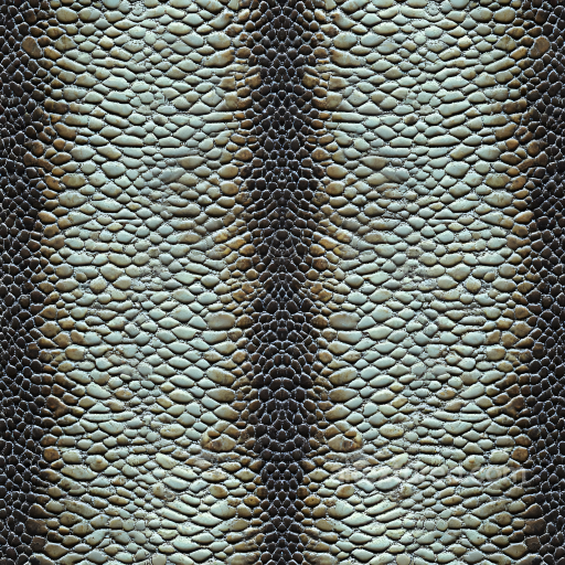 Reptilian Skin PBR Texture Featuring Detailed Scales and Natural Color Variation seamless Skin PBR texture
