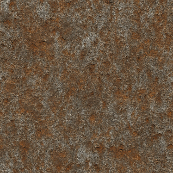 Metallic Corroded Steel seamless PBR texture preview