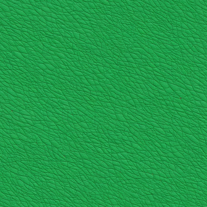 Vibrant Green Pebbled Leather With Fine Grain And Natural Wrinkles seamless PBR texture preview
