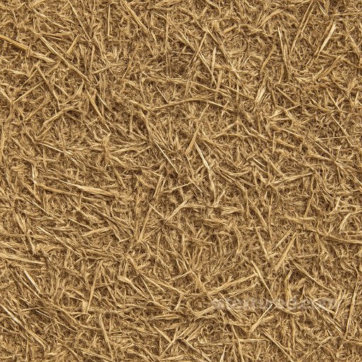 Rough Straw Seamless Texture seamless Hay-straw PBR texture
