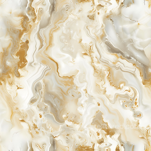 Crema Bella Marble PBR Texture with Warm Gold Veining and Polished Finish seamless Marble PBR texture
