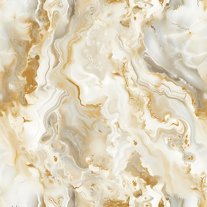 Crema Bella Marble with Warm Gold Veining and Polished Finish seamless PBR texture preview
