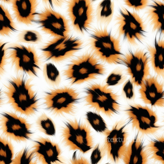 Leopard Print Fur Texture with Realistic Soft Hair Detail Leopard Print texture preview