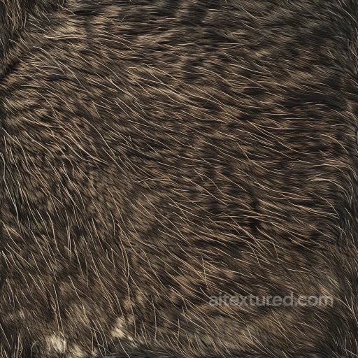 Brown Fur Leather PBR Texture with Realistic Hair Detail seamless Leather PBR texture
