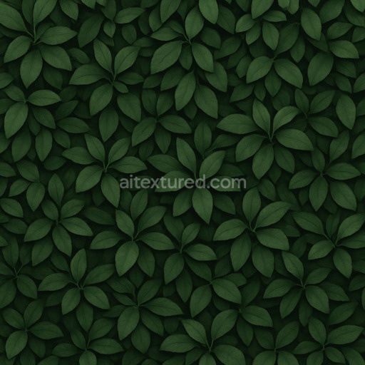 Matte Dense Foliage Texture Seamless 1024X1024