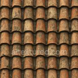 seamless Weathered Clay Tiles Texture Seamless texture 8k free download PBR