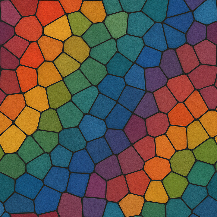 Matte Stained Glass seamless PBR texture preview