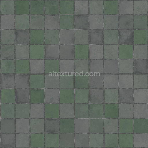 Shiny Green Tile Texture | Free PBR