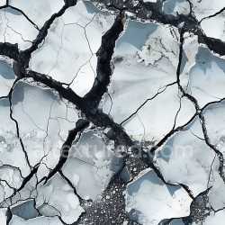 seamless Seamless 3D Cracked Dry Earth PBR Texture with Large Broken Plates and Rough Surface texture 8k free download PBR