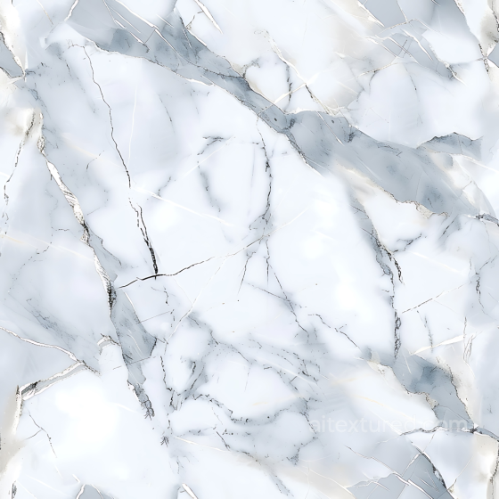 Clear White Natural Marble PBR Texture with Subtle Veins and Glossy Finish Marble texture preview