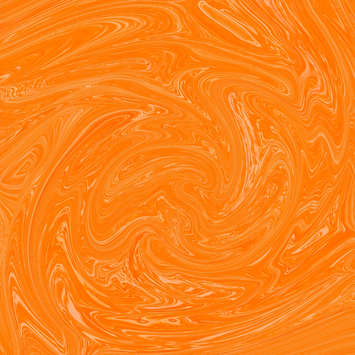 Orange Swirl Watercolor with Fluid Marbling seamless PBR texture preview