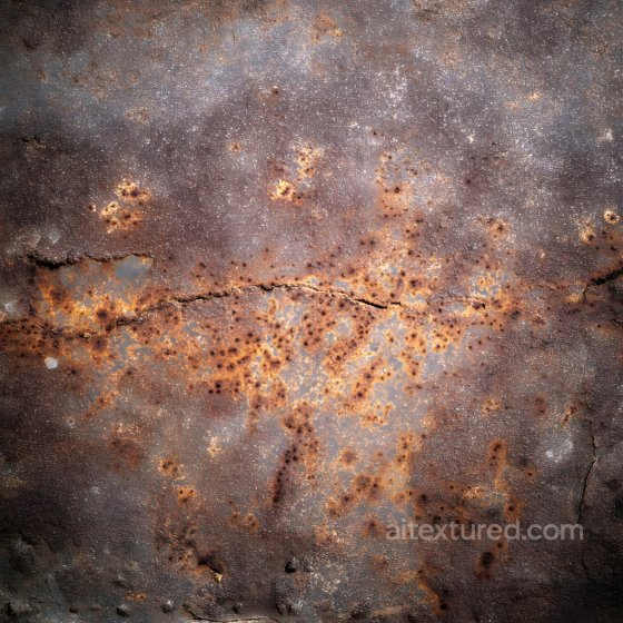 rusty cracked metal PBR texture with pits and erosion Rust texture preview