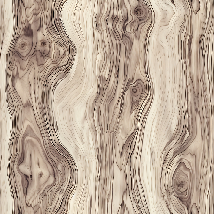 Light Burl Wood Featuring Knots and Fine Grain Lines seamless PBR texture preview