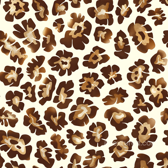 Leopard Print Fabric Texture with Brown and Beige Pattern Leopard Print texture preview