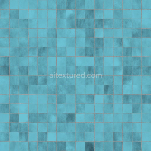Tiles Seamless Pbr Blue Texture Glossy Modern Design Interior Decor