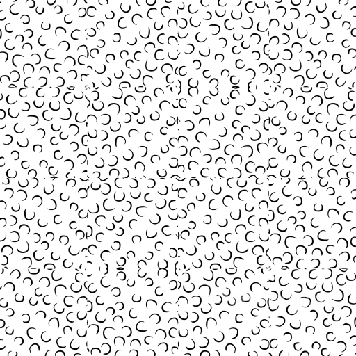 White & Black Texture of Black Crescent Shapes on Smooth White Background seamless White & Black PBR texture