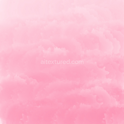 Preview — Seamless 3D PBR Texture of Soft Pink Watercolor Clouds Pattern