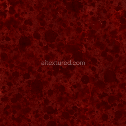 Seamless 3D Texture PBR 8K Halloween Blood Splatter Pattern