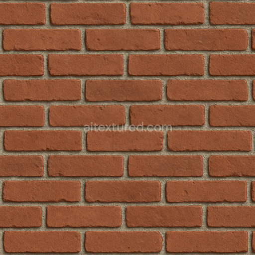 Natural Red Brick Texture Seamless 1024X1024