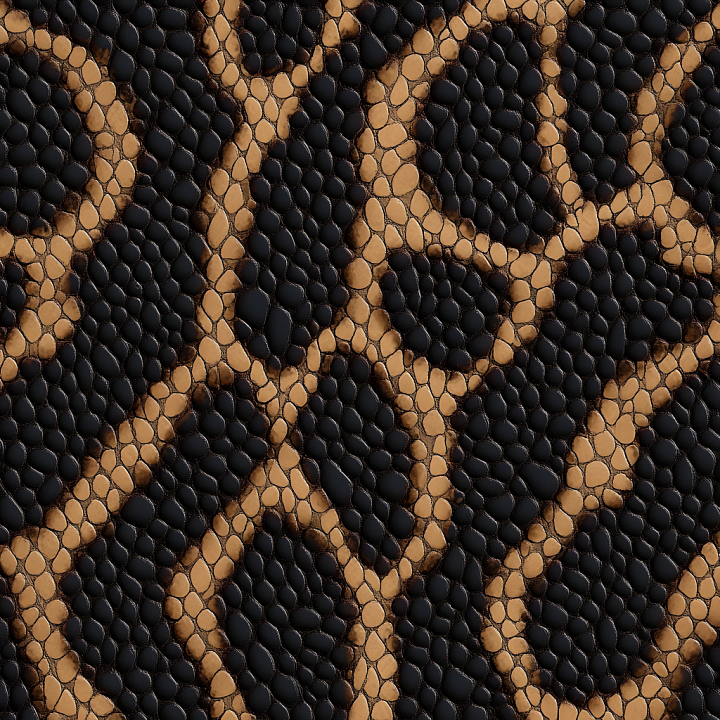 Reptilian Skin Featuring Detailed Scales And Organic Structure seamless PBR texture preview