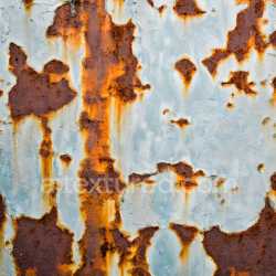 seamless Seamless 3D PBR Rusted Metal Texture Featuring Intense Orange-Brown Corrosion and Peeling Surface texture 8k free download PBR