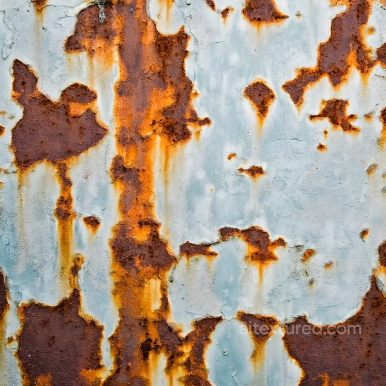 Rusted Metal Texture Featuring Intense Orange-Brown Corrosion and Peeling Surface Rust texture preview