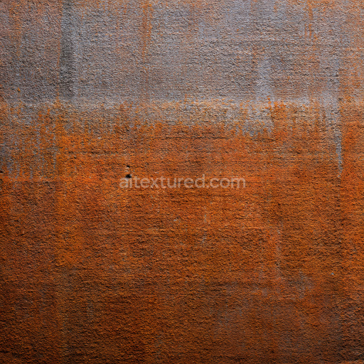 Seamless 3D Cracked Rusty Metal PBR Texture with Corrosion and Holes
