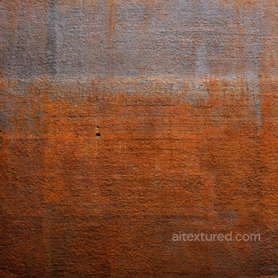 Cracked Rusty Metal PBR Texture with Corrosion and Holes Rust texture preview