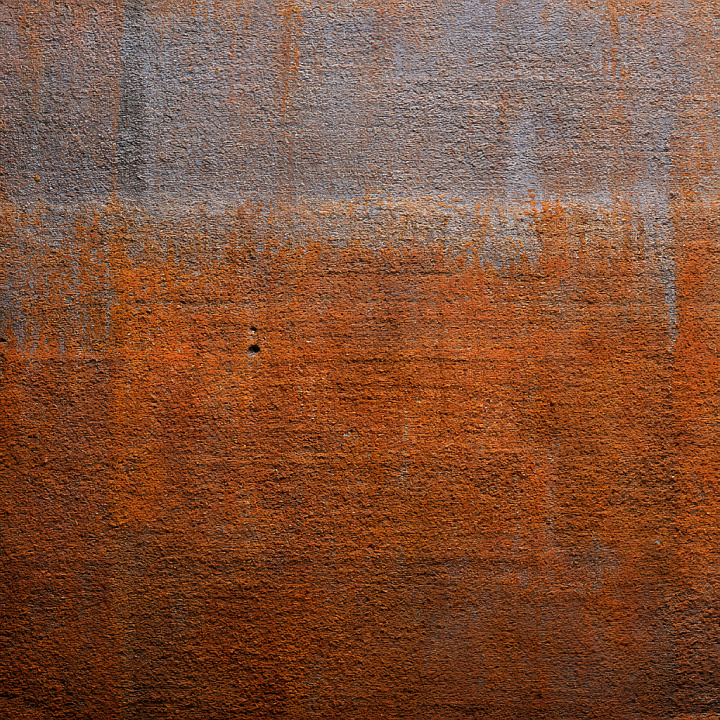 Cracked Rusty Metal with Corrosion and Holes seamless PBR texture preview