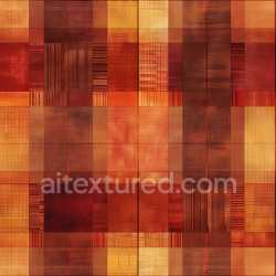 seamless Seamless 3D PBR Plaid Texture with Warm Red and Orange Checkered Pattern texture 8k free download PBR