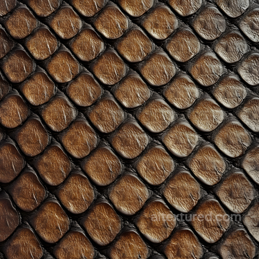 Reptilian Skin PBR Texture Featuring Detailed Scaled Surface and Natural Creases seamless Skin PBR texture