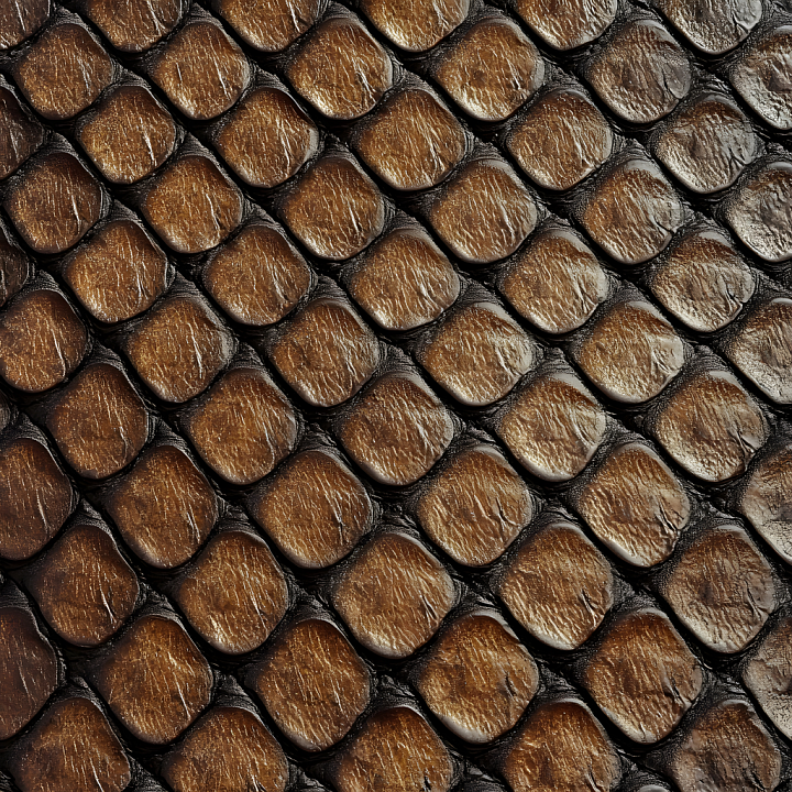 Reptilian Skin Featuring Detailed Scaled Surface and Natural Creases seamless PBR texture preview