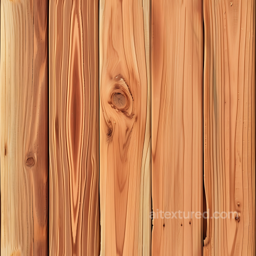 Cedar Wood Planks PBR Texture with Natural Knots and Grain seamless Wood PBR texture