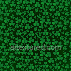 seamless Seamless 3D PBR Shamrock Leaf Pattern Texture in Green texture 8k free download PBR