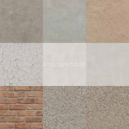 Seamless 3d texture pbr 8k rough concrete surface with natural wear