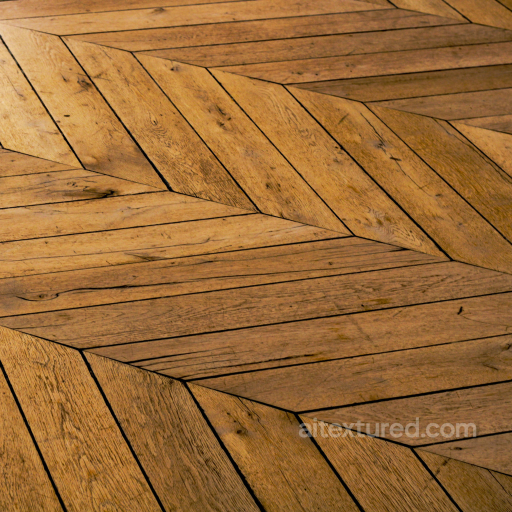 Natural Wooden Floor Texture with Detailed Grain and Pattern seamless Wood PBR texture