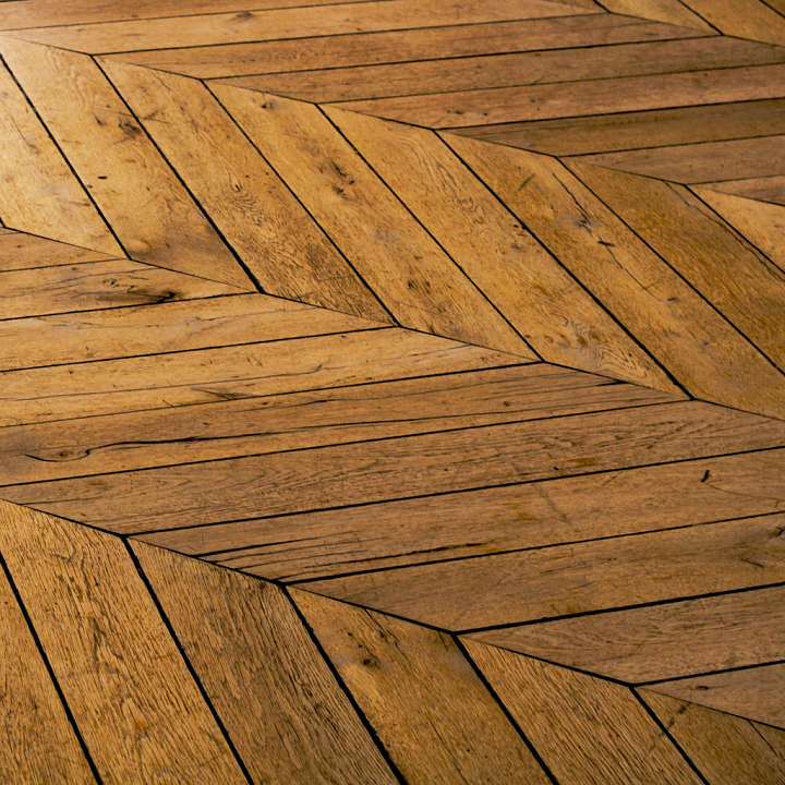 Natural Wooden Floor with Detailed Grain and Pattern Wood seamless PBR texture preview