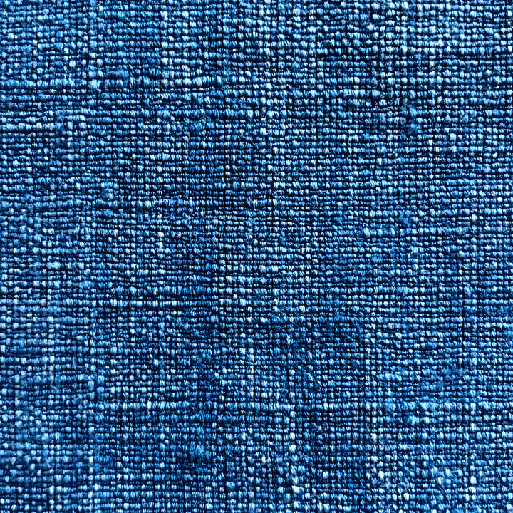 Cracked And Rough Blue Textile Fabric With Detailed Weave Pattern seamless PBR texture preview