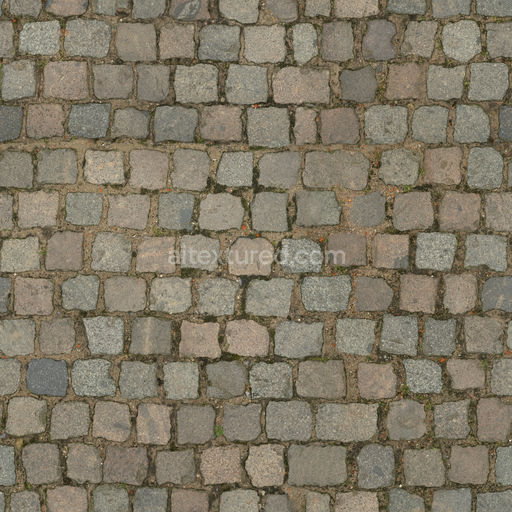 Cobblestone Mud Moss — Mud Moss Smooth Moss Smooth Floor — PBR seamless 3D texture