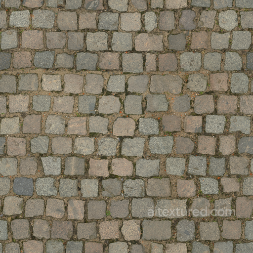Cobblestone Mud Moss seamless Moss PBR texture