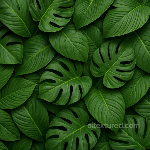 Natural Tropical Leaves Seamless Texture seamless Foliage PBR texture